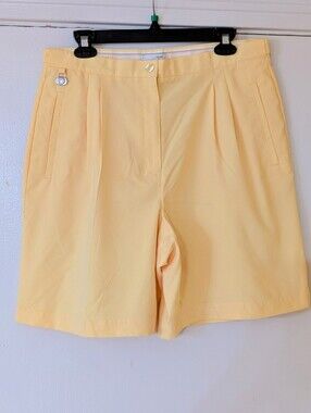 LIZGOLF Yellow Golf Shorts 14